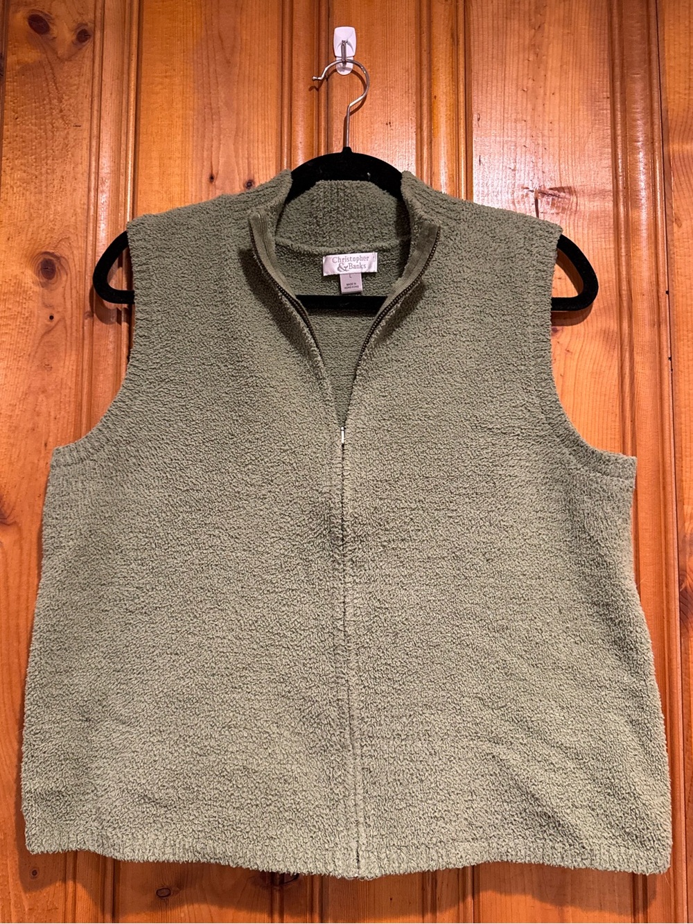 Christopher and Banks fleece vest